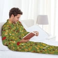 thumbnail image 6 of Fotbe Squirrel And Fox In The Forest Pattern Long Sleeve Pajama Set for Men,Sleepwear Set,2-piece Loungewear Set,Soft PJs Comfy Nightwear with Pockets-X-Large, 6 of 7