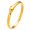 Gold, variant on Zircon Leopard Print Women's Stainless Steel High-end Bracelet