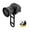 Black, variant on Bicycle Electric Horn Black ABS USB Rechargeable Bicycle Cycling Bell Speaker