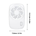 thumbnail image 5 of Midsumdr Portable Fan Personal Fan Camera Fan Super Book USB Fan Strap Portable Outdoor Travel Fan Cute Portable Fan Small Travel Fan On Clearance, 5 of 5