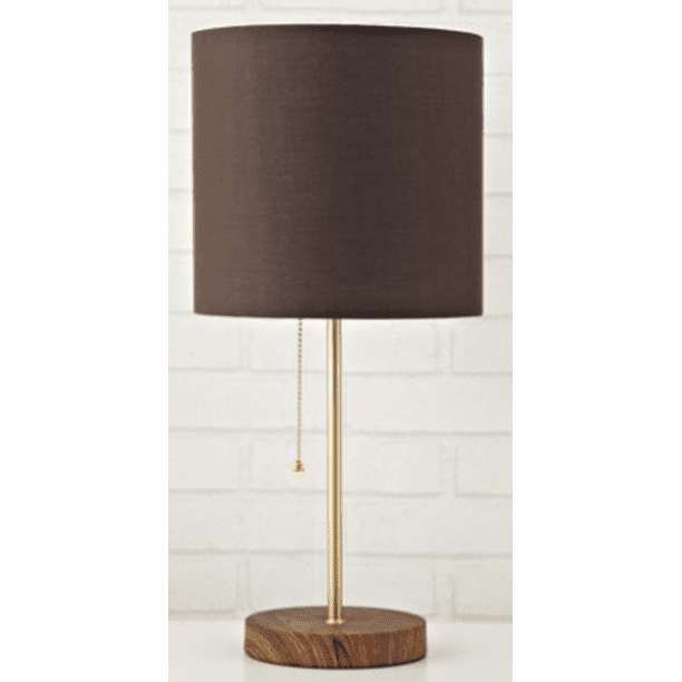 Urban Shop Metallic Stick Table Lamp Brown Gold Multiple Colors Walmart Com Walmart Com