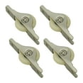 thumbnail image 1 of simhoa 4 Pieces Window Pulley Spare Parts Iron Sliding Door Wheels Kitchen Fittings small white, 1 of 8