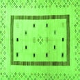 thumbnail image 1 of Ahgly Company Indoor Square Solid Green Modern Area Rugs, 5' Square, 1 of 1