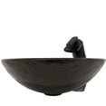 thumbnail image 6 of Novatto NSFC-025057ORB MIMETICA Round Glass Vessel Bathroom Sink Set, Oil Rubbed Bronze, 6 of 7