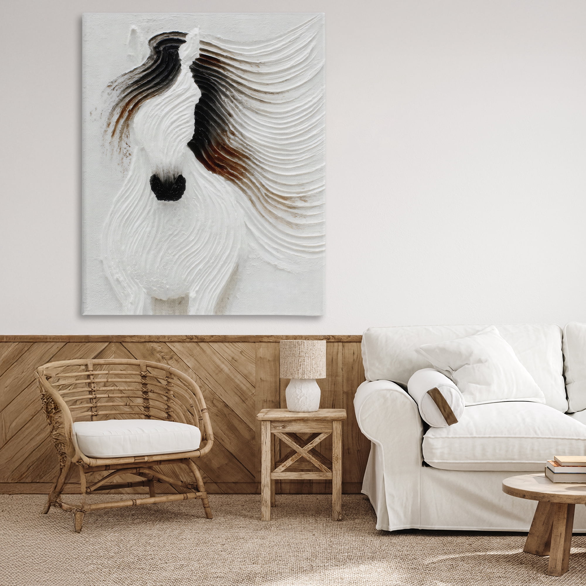 Stupell Industries Grooved Horse in Flowing Motion Canvas Wall Art, design by Ink Drop Loft
