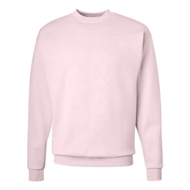 Hanes ComfortBlend® EcoSmart® Sudadera Crew Rosa P?lido L hanes P160
