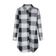 thumbnail image 4 of Puntoco Camisa A Cuadros Informal De Otoño E Invierno para Mujer Abrigo De Manga Larga Media Camisa A Cuadros con Bolsillo Top Puntoco Puntoco-1, 4 of 6