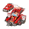 thumbnail image 1 of Juego de camión de juguete para niños Strade Fareast Limited camión transportador con 6 coches de aleación, 1 of 8