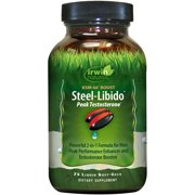 Irwin Naturals Steel-Libido Peak Testosterone, 75CT with Pill Case