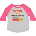 thumbnail image 3 of Inktastic Pitbull Terrier Loved by a (Dog Breed) Boys or Girls Toddler T-Shirt, 3 of 5