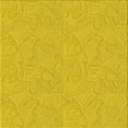 thumbnail image 1 of Ahgly Company Machine Washable Indoor Square Transitional Golden Yellow Area Rugs, 4' Square, 1 of 7