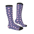 thumbnail image 3 of Picia Women Crew Soft Moisture-wicking Socks Cute Pig Pattern Design Cotton Socks, One Size fit All, 3 of 9