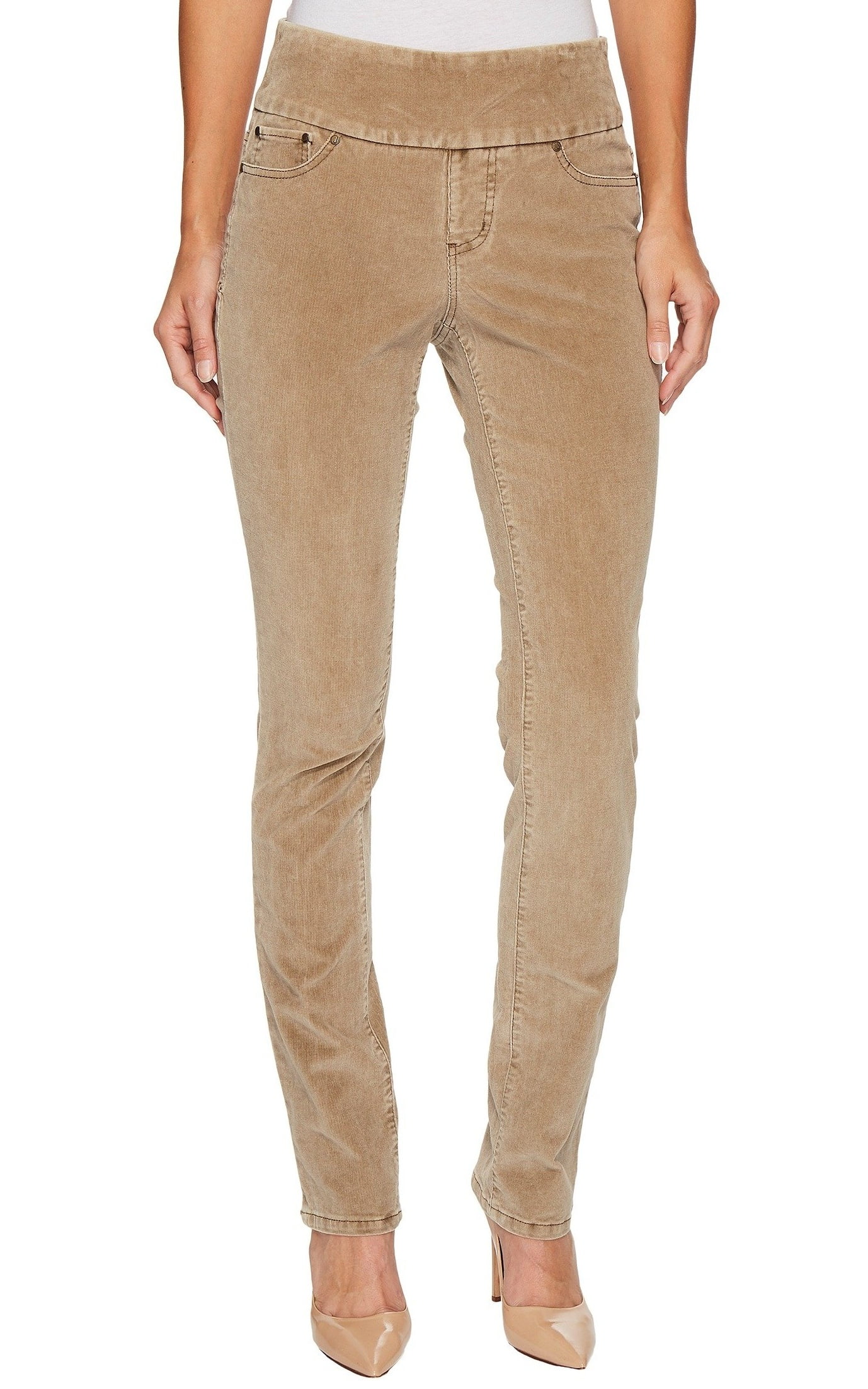 JAG Jeans JAG Jeans NEW Brown Womens Size 22W Plus Straight Stretch Corduroy Pants Walmart