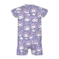 thumbnail image 6 of Kuromi And My Melody Baby Boy Girl Romper Short Sleeve Cotton Bodysuit Outfits Jumpsuit Summer One Piece Clothes, 6 of 8