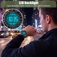 thumbnail image 5 of SKMEI Mens Digital Watch Waterproof Sports Military Watches Outdoor Chronograph Wrist Watches for Men with Dual Time/Alarm/LED Back Ligh, 5 of 10