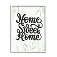 thumbnail image 4 of Stupell Industries Sweet Home Bold Retro Calligraphy Plant Leaves Graphic Art White Framed Art Print Wall Art, Design by Lettered and Lined, 4 of 5