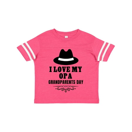 

Inktastic Grandparents Day I Love My Opa Gift Toddler Boy or Toddler Girl T-Shirt