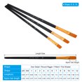 thumbnail image 2 of Unique Bargains Paint Brushes, 24 Pcs Painting Set,Small Professional Crafts, Black, 2 of 5