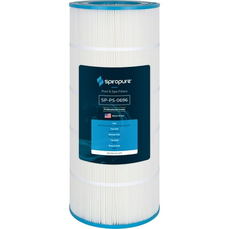 SpiroPure Replacement for Pentair Clean and Clear 125 Predator 173200 Filbur FC-0696 Pleatco PAP118 Unicel C-9412 Hot Tub Spa Pool Replacement Cartridge