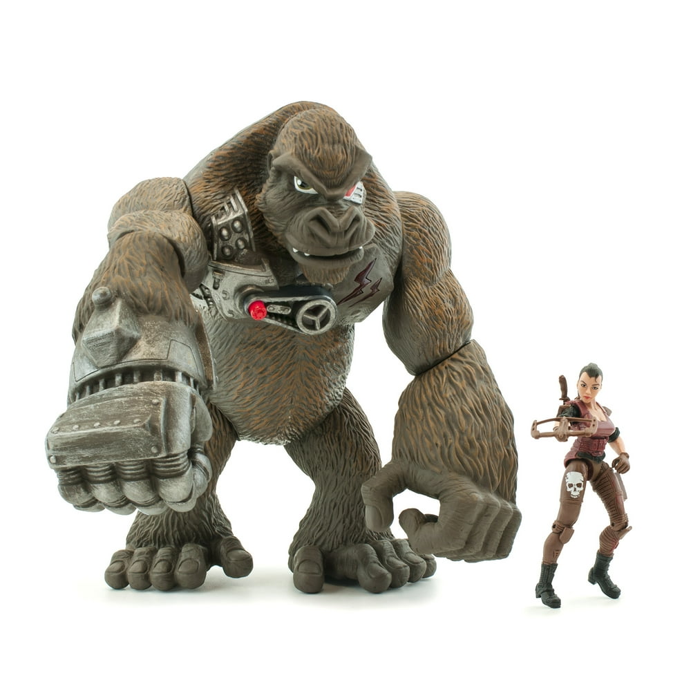 Jurassic Clash Mega Monster! Gorilla Figure Set