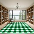 thumbnail image 2 of ODIKA 2'x3' Machine Washable Non-Slip Area Rug, Geometric Green High Traffic Rug, Green, 1063539, 2 of 7