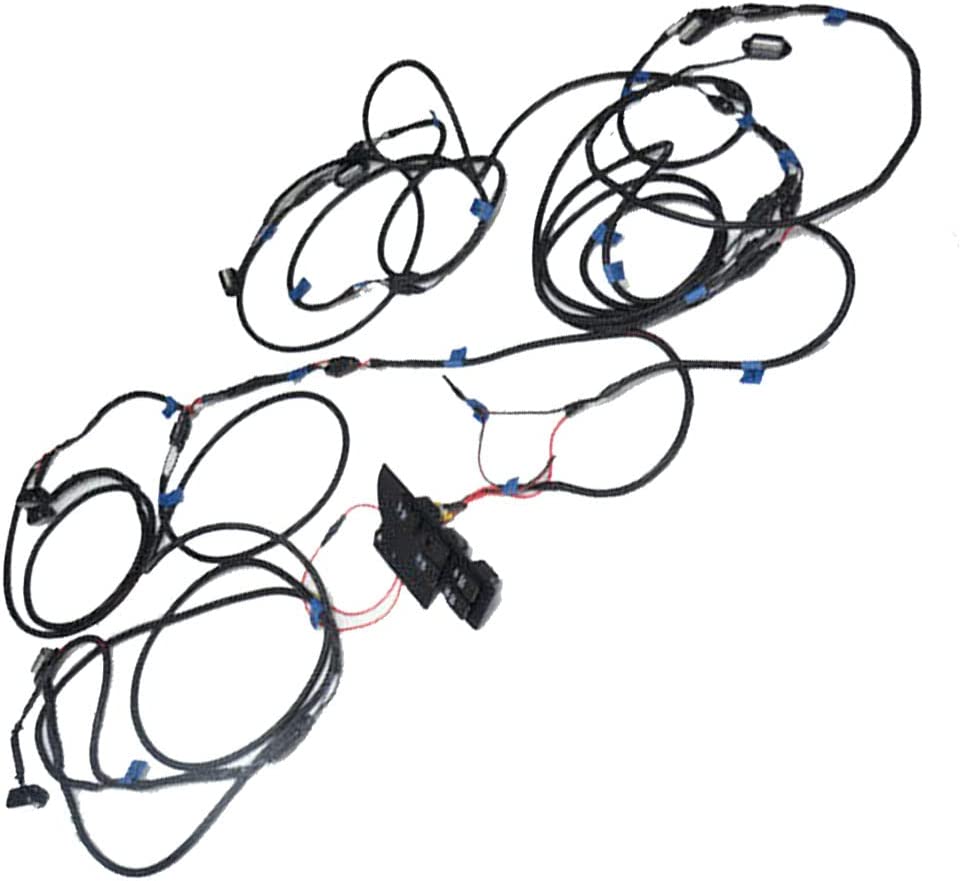 8 Light Prewired Interior Cab Light Kit Wiring Harness LED 24v, fits