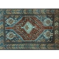thumbnail image 1 of Ahgly Company Indoor Rectangle Persian Light Blue Traditional Area Rugs, 6' x 9', 1 of 4