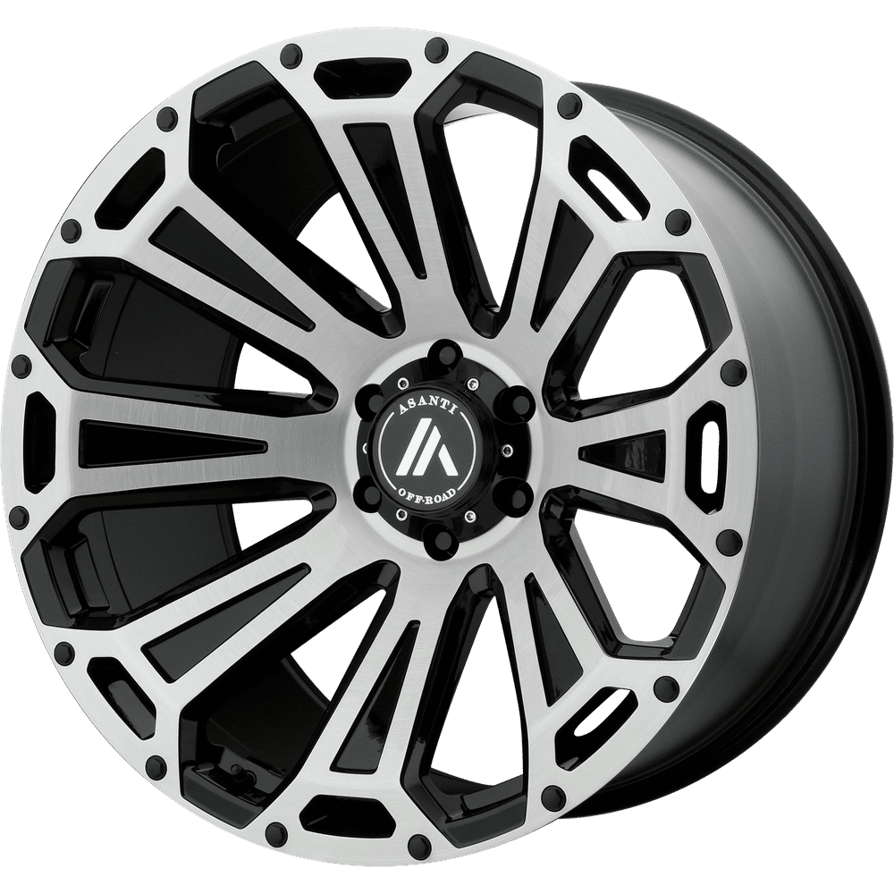 22" Inch 6x5.5 4 Wheels Rims ASANTI OFF ROAD AB813 CLEAVER 22x10 12mm