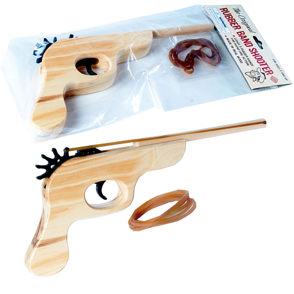 Details about   Classic Assembly Rubber Band Gun Shooter Shooting Children Kids Toys Portable 