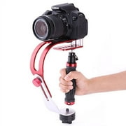 Handheld Camera Stabilizer,PRO Handheld Steadycam Video Gimbal Stabilizer for Digital GoPro Camera Camcorder DV DSLR SLR(Red)