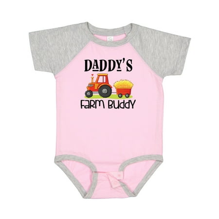 

Inktastic Daddy Farm Buddy Cute Tractor Gift Baby Boy or Baby Girl Bodysuit