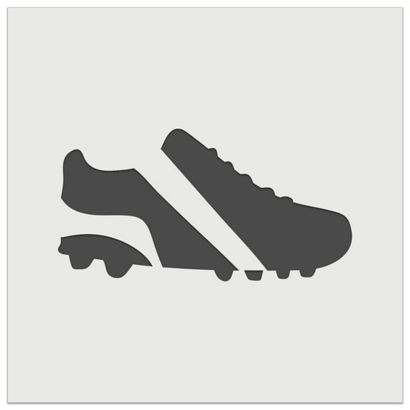 Soccer Football Cleats Sports Shoes DIY Cookie Wall Craft Stencil - 5.5 Inch