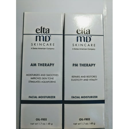 Elta MD AM/PM Therapy COMBO Facial Moisturizer 1.7oz EACH NEW FAST SHIP