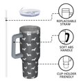 thumbnail image 4 of OBREWU Dachshund Tumbler with Handle and Lid,Dachshund 40oz Double Wall Vacuum Insulated Tumbler,Cups Gift for Women and Men, 4 of 7