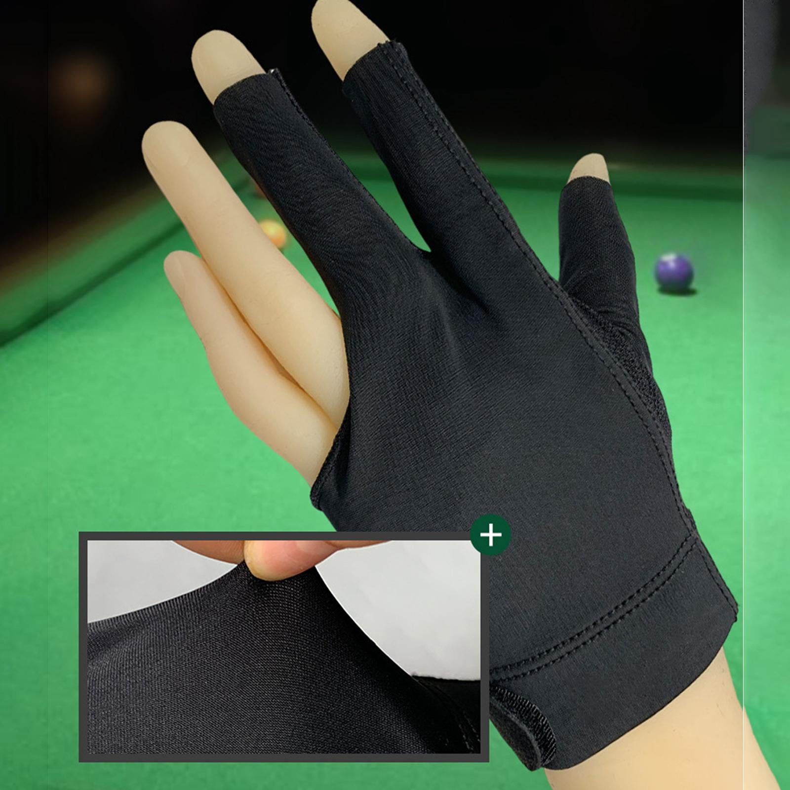 Gant De Billard Pour Main Gauche - Tissu élastique Respirant, Séchage Rapide, Taille L (paume 21-23 Cm) | Pour Un Jeu Précis Et Confortable - 5