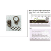 Dollhouse Miniature M-570 Wall Accessories Minikit, Brown w/3-Scale Wallet Ruler