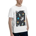 thumbnail image 2 of Bingfone Space Men'S Loose Fit Short-Sleeve Pocket T-Shirt, 2 of 7