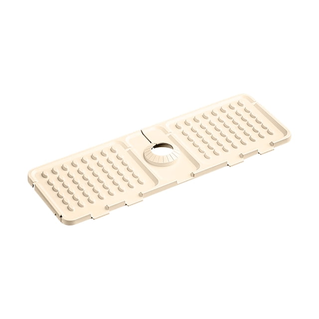 Kitchen Sink Faucet Splash Guard Pad Extended Version Thickened Dry Mat Dishwasher Safe 2 Pack
