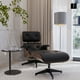 thumbnail image 5 of Mubson Sillon Lounge con Ottoman De Piel Genuina Silet Negro, 5 of 5