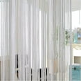 thumbnail image 3 of Nvzi String Curtains Beaded Door Curtains Panel Divider ,Fly Screen for Door Wall and Window Decoration,200cm x 100 cm(200cm*100 cm,Silver), 3 of 5