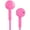 Pink, variant on Headphones with Microphone, Volume Control, Stereo Sound Earphones Earbuds Wired in-Ear Headphones with Tangle-Free Cord, Noise Isolating, Bass Driven, 1.2m Cable - 3.5mm Audio Jack, White
