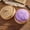 Purple#1, variant on 2.16 inches Giant Glitter Dumpling, Giant Dumpling Squishy Stress Relief Fidget, Jumbo Bao Bun Slow Rising Squeeze Decompression Item with Steamer Box for Adults(Purple)