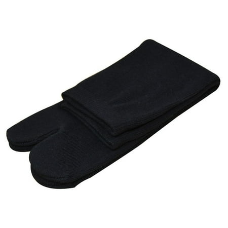 

HoMD Tube Socks 1 Pair Sweat Absorption Ribbed Cuffs Stylish Tabi Foot Finger Japanese Style Socks