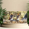 thumbnail image 6 of 1 Pcs 2D Flat License Plate Covers & Frames, Two Donkeys Peeking For Decorative Front, Waterproof For Decoration Aluminum License Plate Covers & Frames Cover For Men Women, 12" X 6", 6 of 7