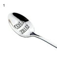 thumbnail image 2 of Windfall Spoon Engraved Cereal Spoon Clear Visible Text from 18 10 Stainless Steel Perfect for Cereal Lovers, 2 of 7