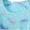 thumbnail image 2 of Women's Cotton Nightgown Sleepwear Short Sleeves Shirt Casual Print Sleepdress Butter Fly M, 2 of 4