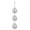 Silver, variant on Dserhfy 3D Waterdrop Wind Spinner Bird Scare Decoration Outdoor Garden Yard Farm Hanging Metal Wind Chime Bird Deterrent Device Ornament