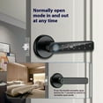 thumbnail image 2 of Fingerprint Smart Door Lock Keyless Entry Door Lock, Smart Lever Unlock by Fingerprint/Keypad/Code/Key/app for Home, Hotel, Apartment, Office, Bedroom, 2 of 5