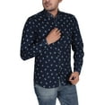thumbnail image 1 of Men's Casual Shirt INDIGO PRINT, 1 of 3