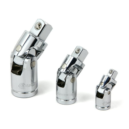 UPC: 0028907267241 | Powerbuilt 3 Pc. Universal Joint Set  1/4 in.  3/8 in.  and 1/2 in. Drive